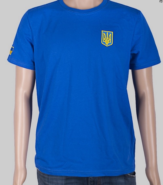 Футболка Українська символіка синя  Fanstuff UA-TH-32