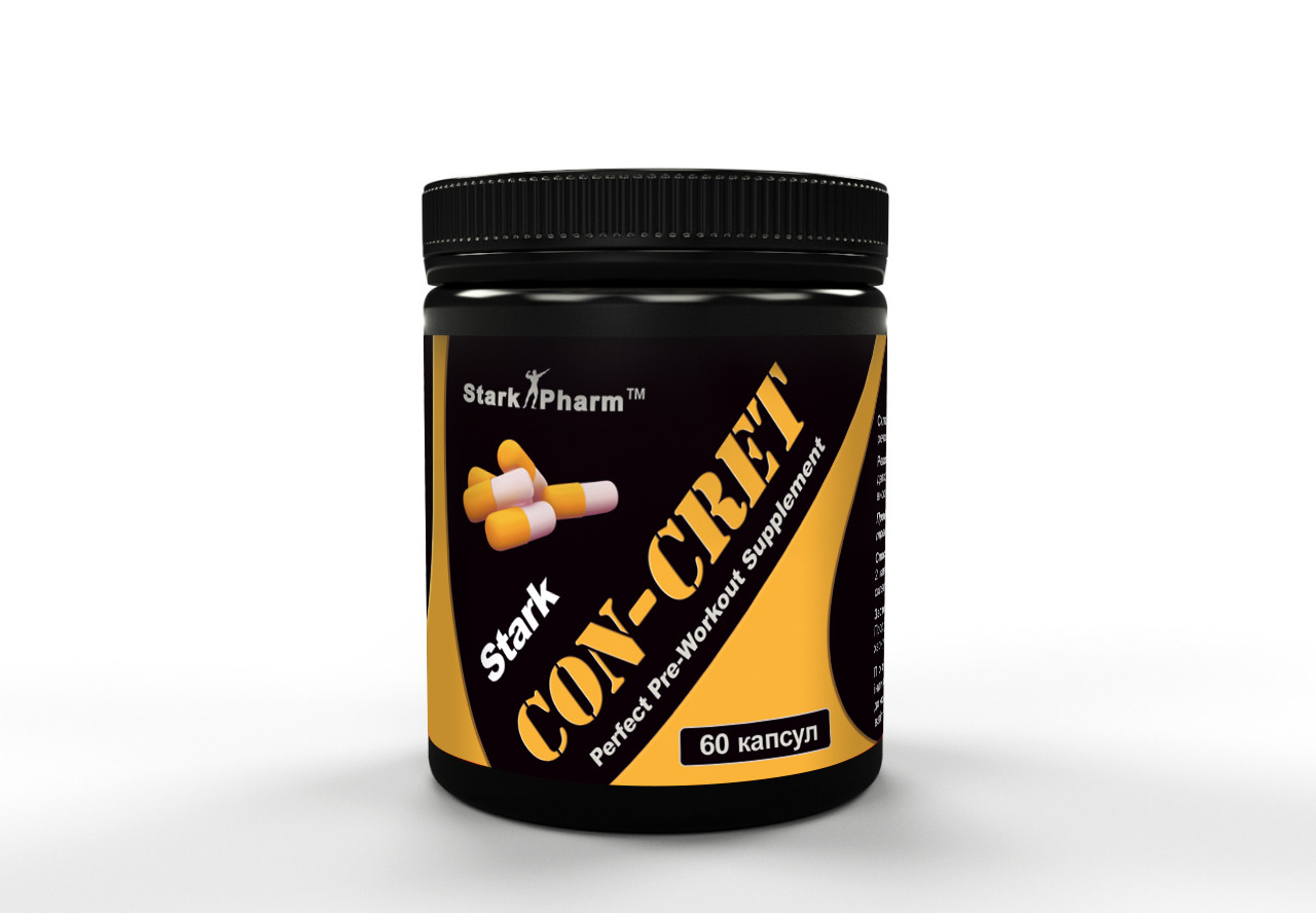 Stark CON-CRET Big Caps 750 мг 60 капсул (креатин гидрохлорид) на один месяц
