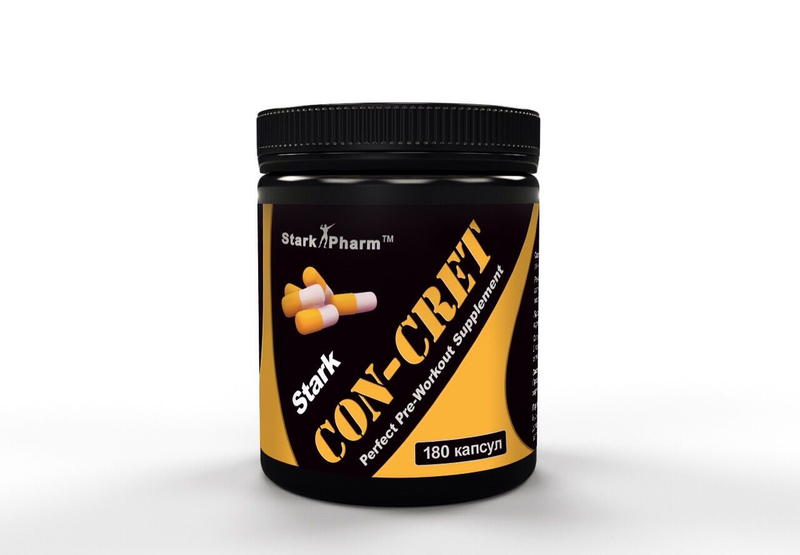 CON-CRET Big Caps 750 мг 180 капсул (креатин гидрохлорид) на три месяца Stark Pharm
