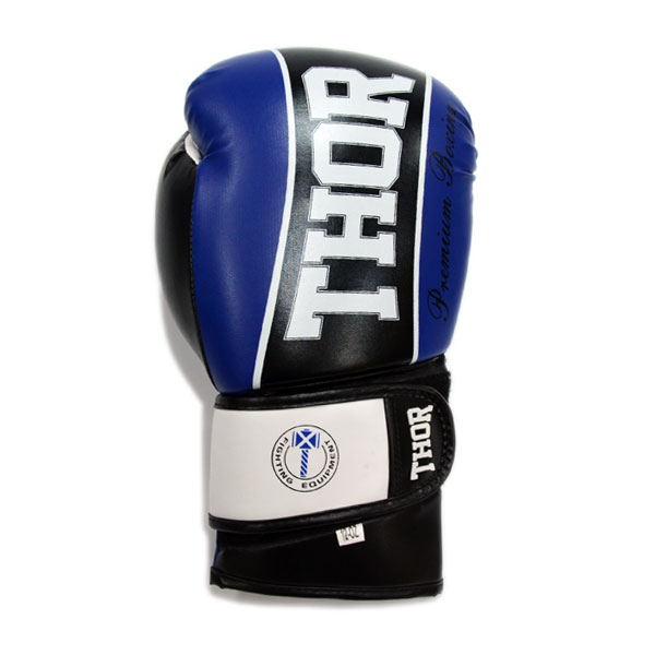 Боксерские перчатки 14ун THOR THUNDER (PU) BLUE
