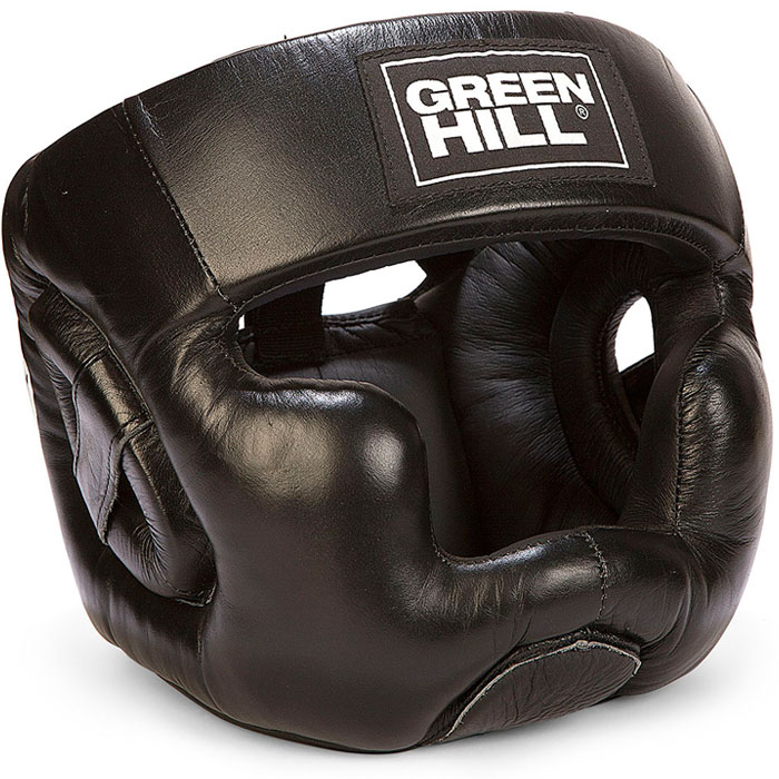 Шлем боксерский ''SUPER'' Green Hill